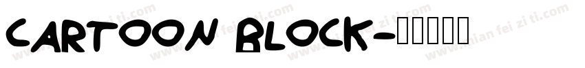 CARTOON BLOCK字体转换